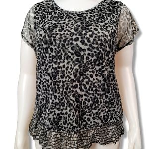 Animal Print Blouse